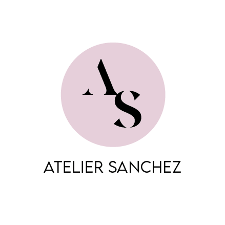 Atelier Sanchez Logo Kreis mit Abkürzung A S
